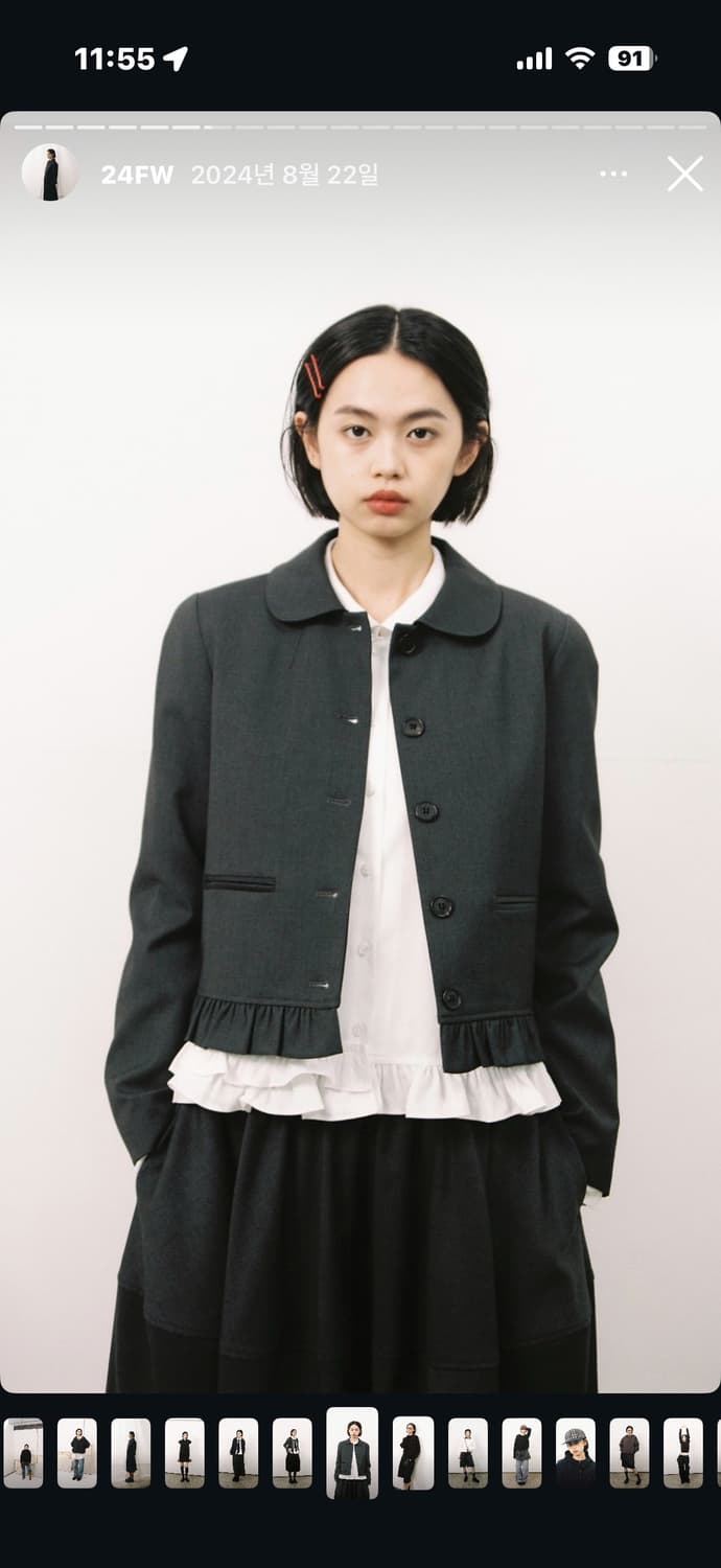 오헤시오 24fw 셋업 상품이미지1