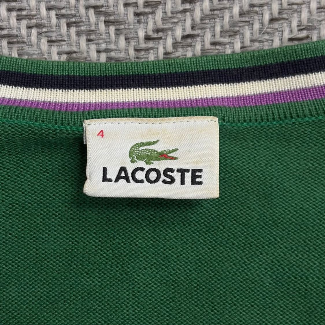 라코스테 코튼 니트 가디건 v1761 상품이미지5