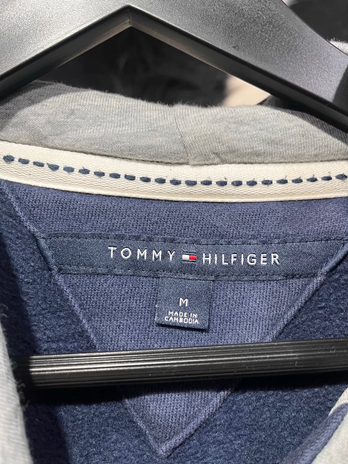 타미힐피거 네이비 후드집업 상품이미지3