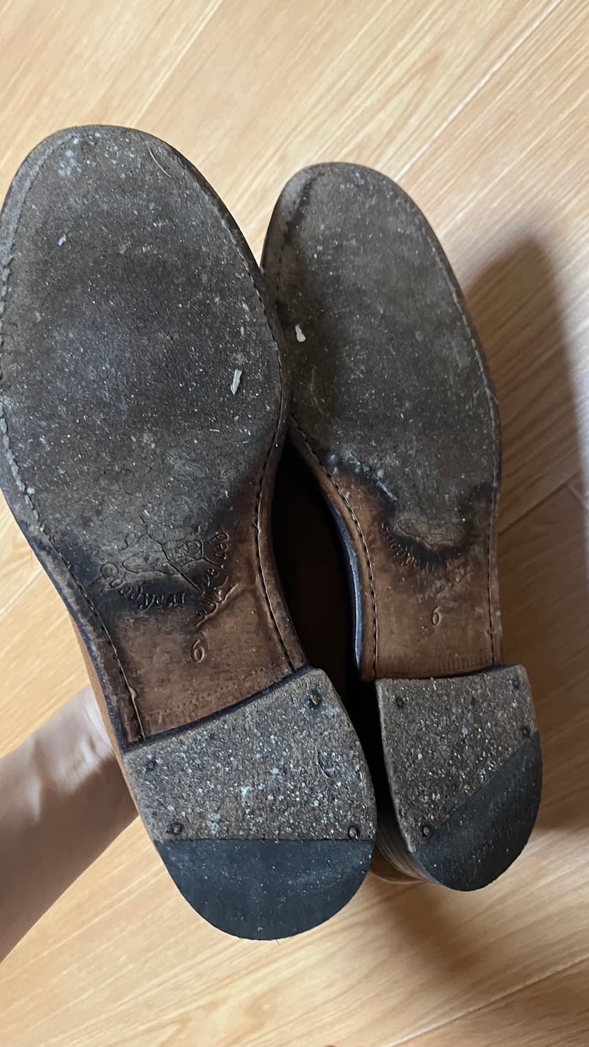 잘란스리와야 스웨이드 브라운 로퍼 UK6 (255-260) 상품이미지4