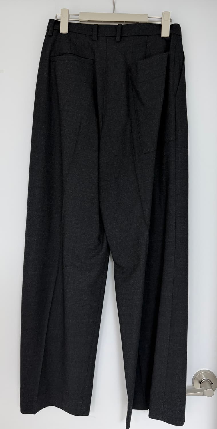 (1회착용) 파사드패턴 타임리스 울팬츠 다크차콜 M 상품이미지6