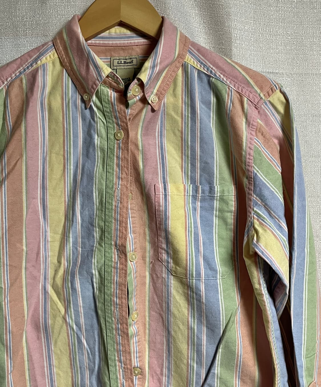 L.L.Bean 엘엘빈 오버핏 스트라이프 셔츠 XS 상품이미지3