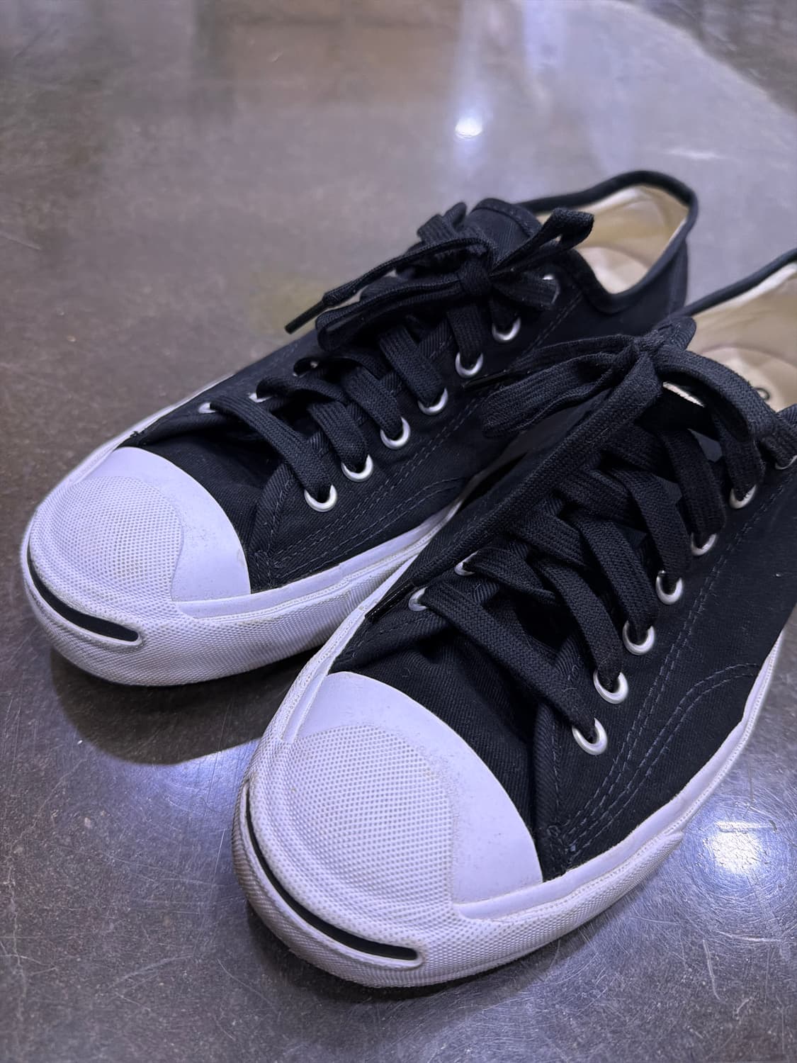 컨버스 올스타 잭퍼셀 로우 블랙 화이트 스니커즈 260 상품이미지3