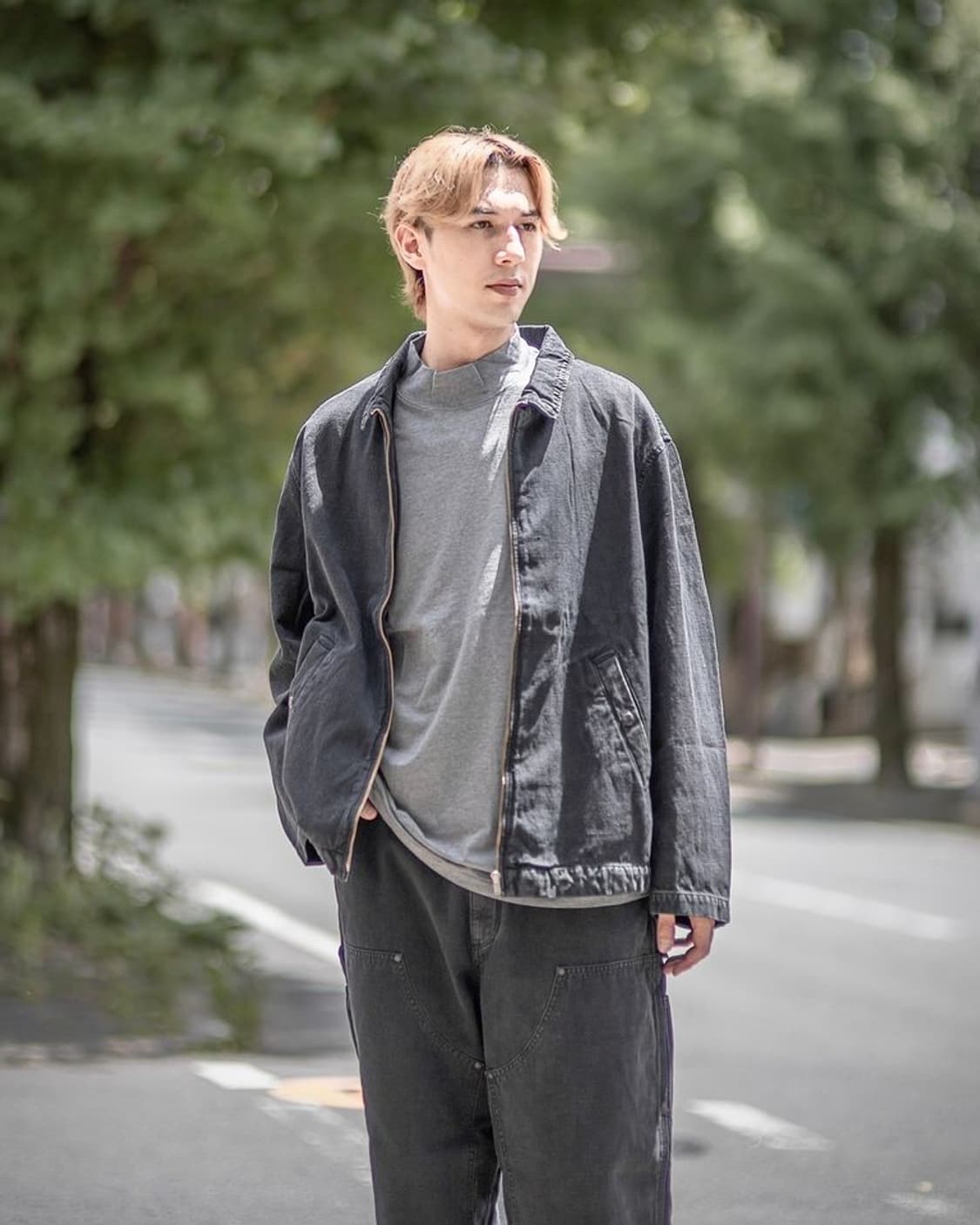 아프레쎄 실크헴프 에어포스 파일럿 자켓 블랙 1사이즈 판매합니다  상품이미지2