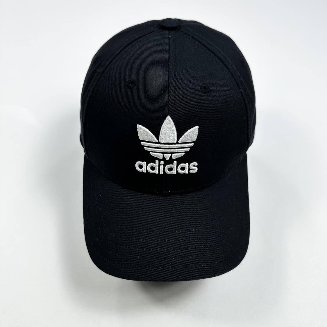 아디다스 트레포일 블랙 볼캡 모자 상품이미지2
