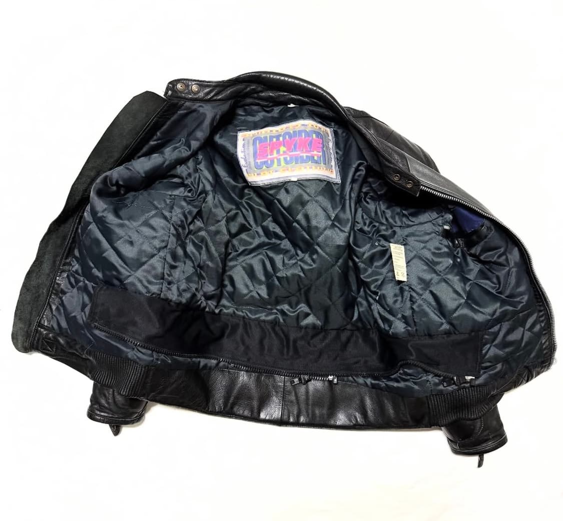 SPYKE - 이태리 레더 바이커 자켓 상품이미지4