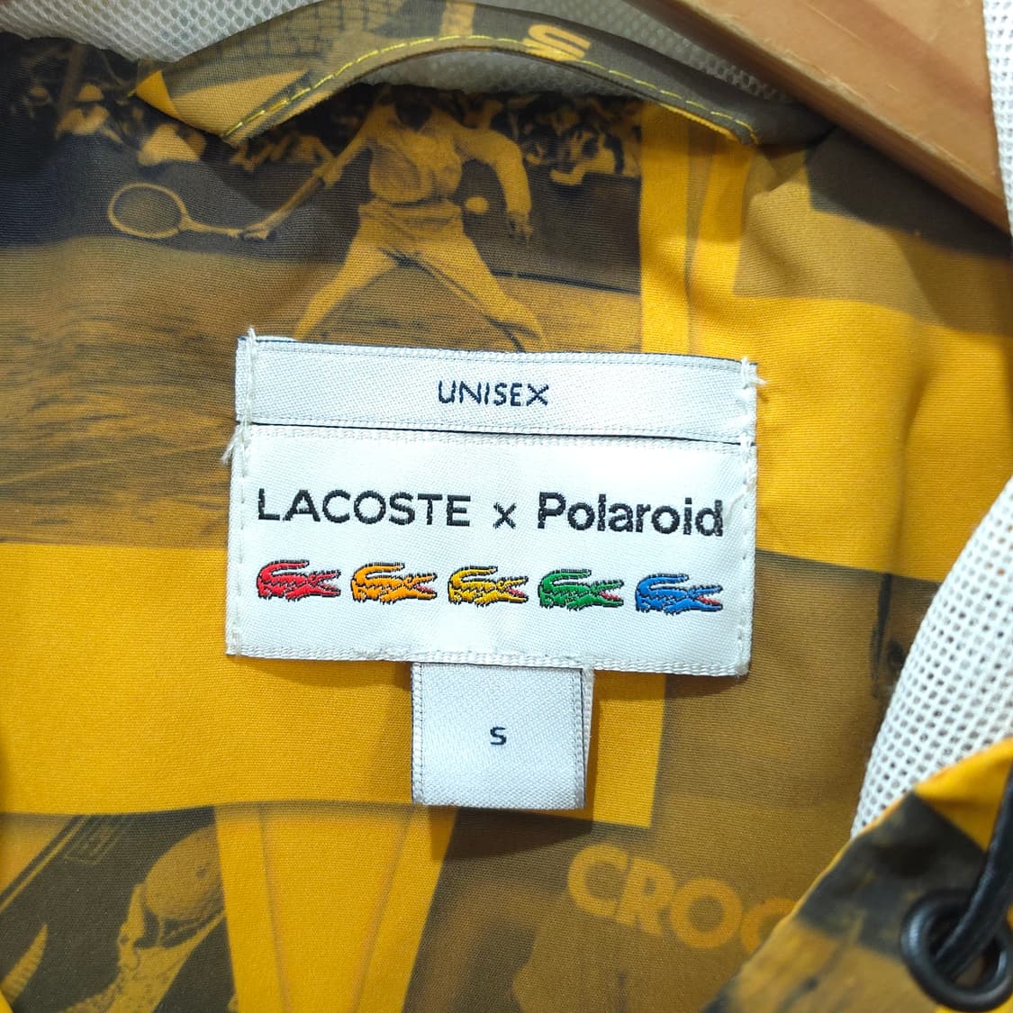 LACOSTE x Polaroid 바람막이 후드집업 자켓- S 상품이미지8