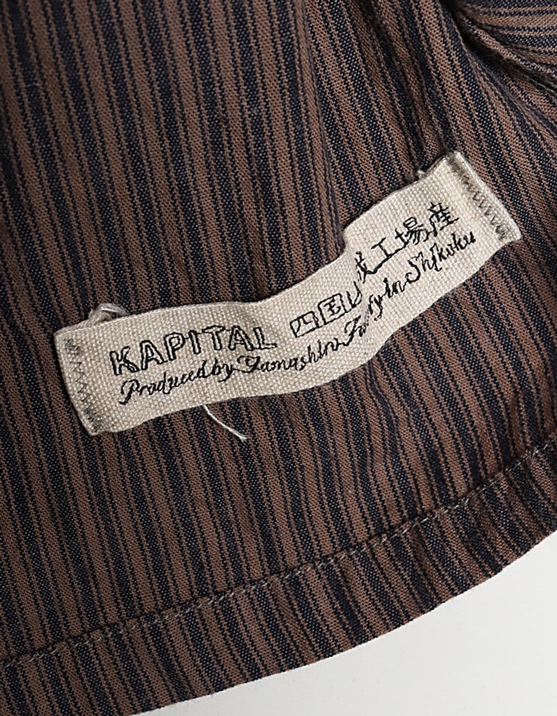KAPITAL Stripe Work Coat 상품이미지8