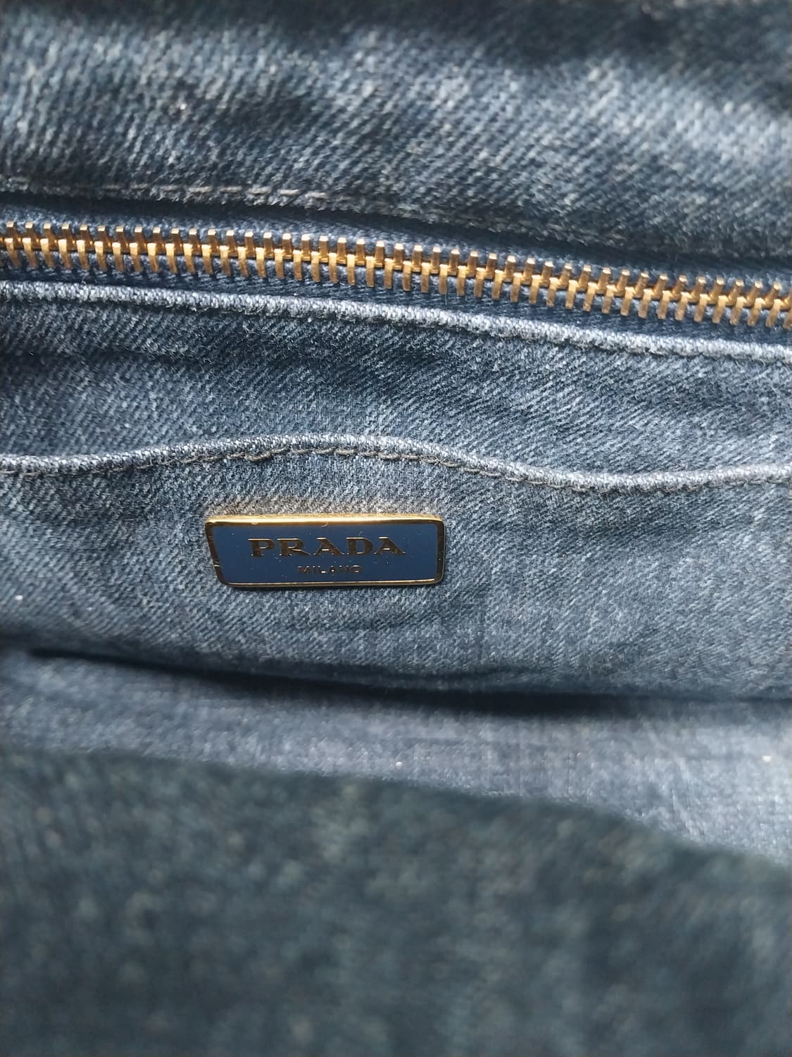 프라다카나파데님백/스몰사이즈  상품이미지7