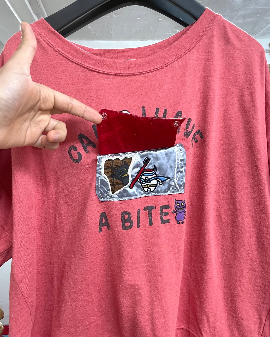 Milk chocolate pink t-shirt 상품이미지3