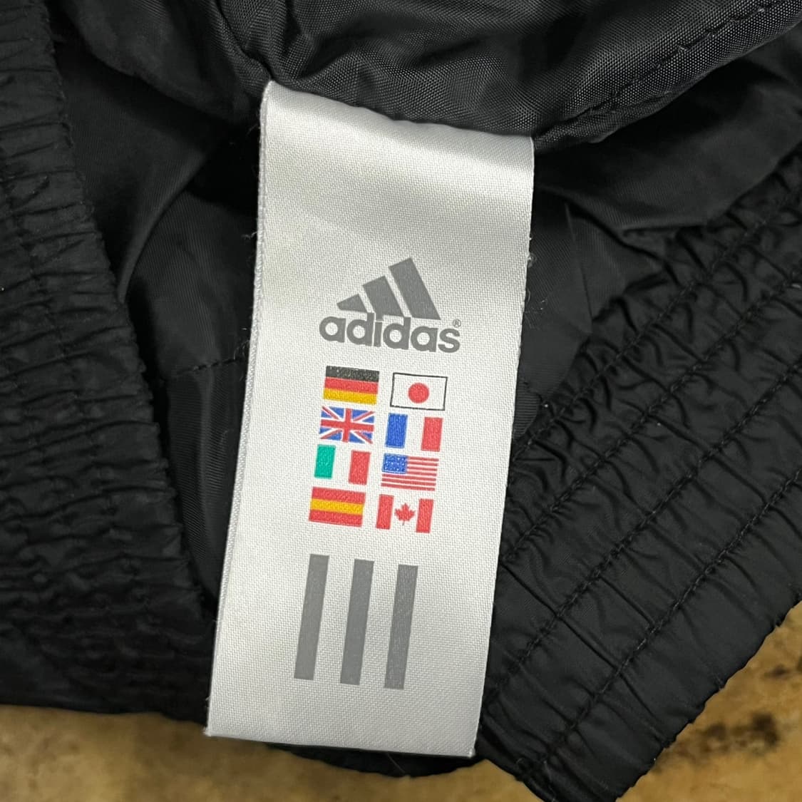 [정품/95] 아디다스 후드 바람막이 블랙 오렌지 삼선 b18 상품이미지6
