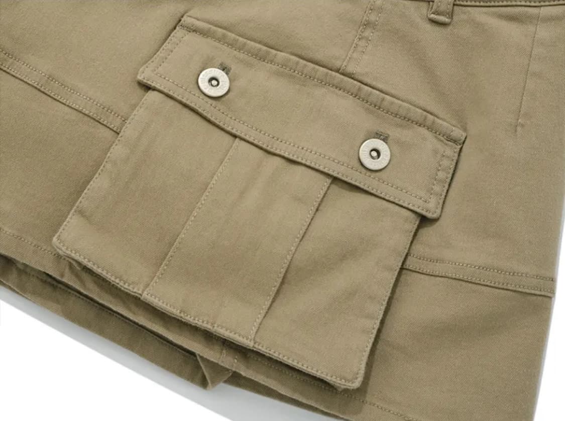 페인오어플레저 NIX MINI SKIRT khaki 상품이미지5