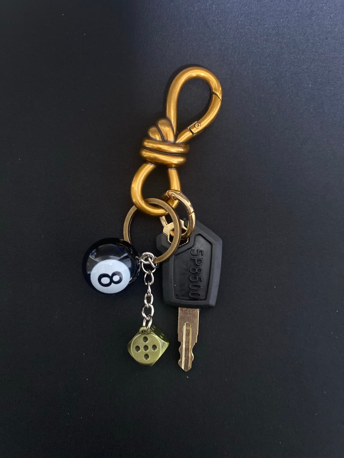 트위스트 매듭 카라비너 키링 상품이미지1