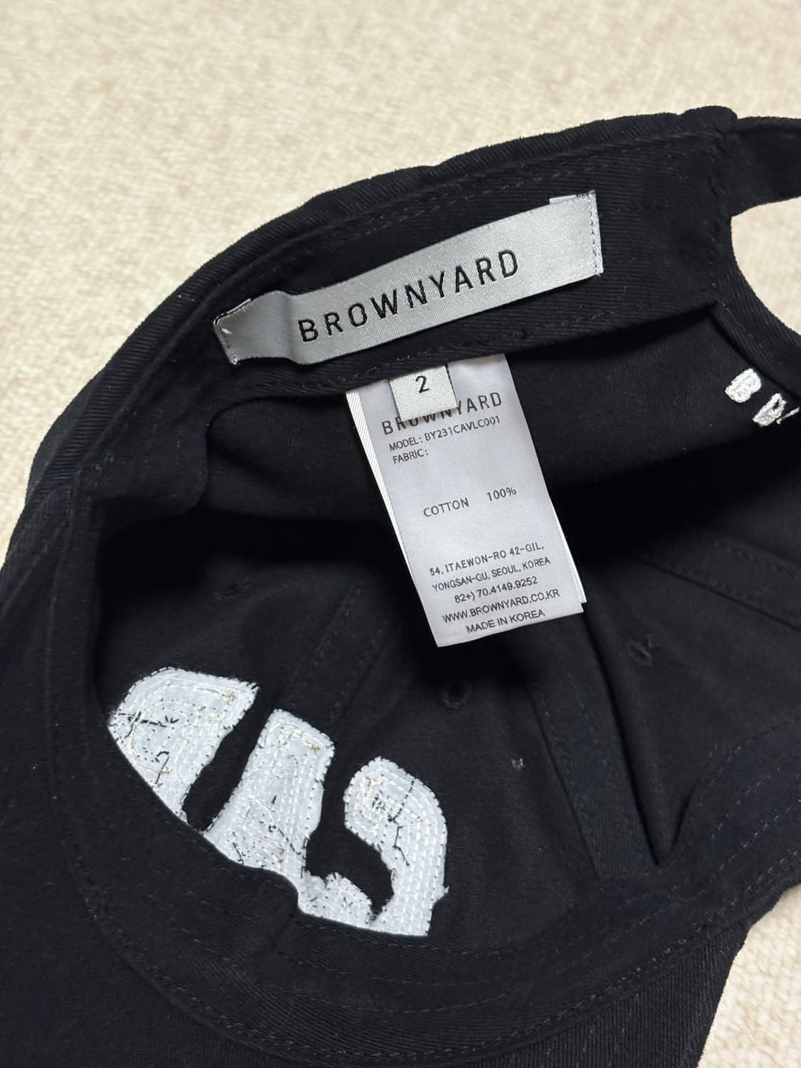 브라운야드 CAP 볼캡 상품이미지3