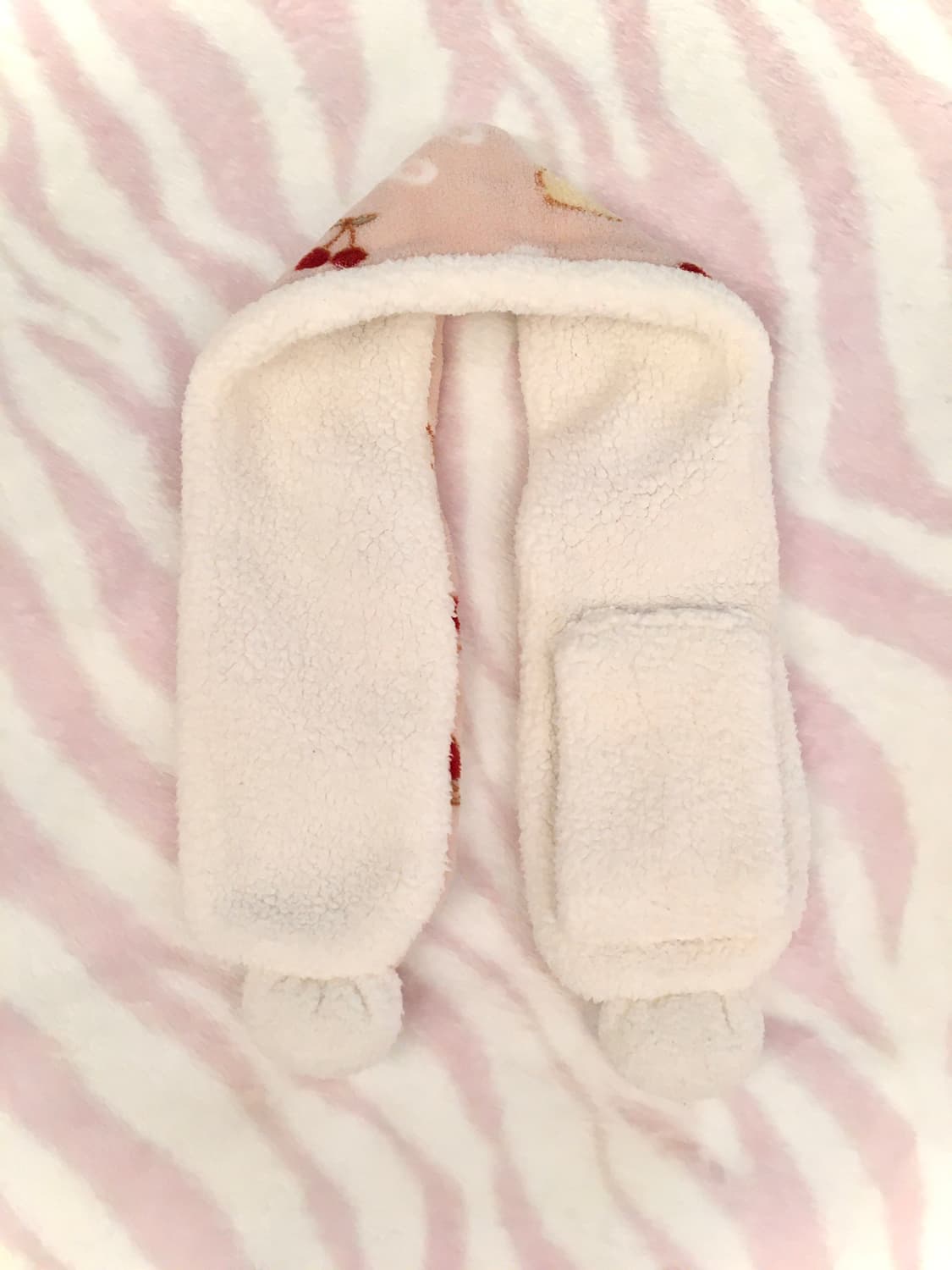 딸기 토끼 폼폼이 목도리 히메갸루 라떼갸루 조지후쿠 머플러 상품이미지3