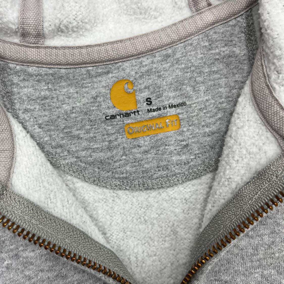 칼하트 그레이 후드집업 S 상품이미지5