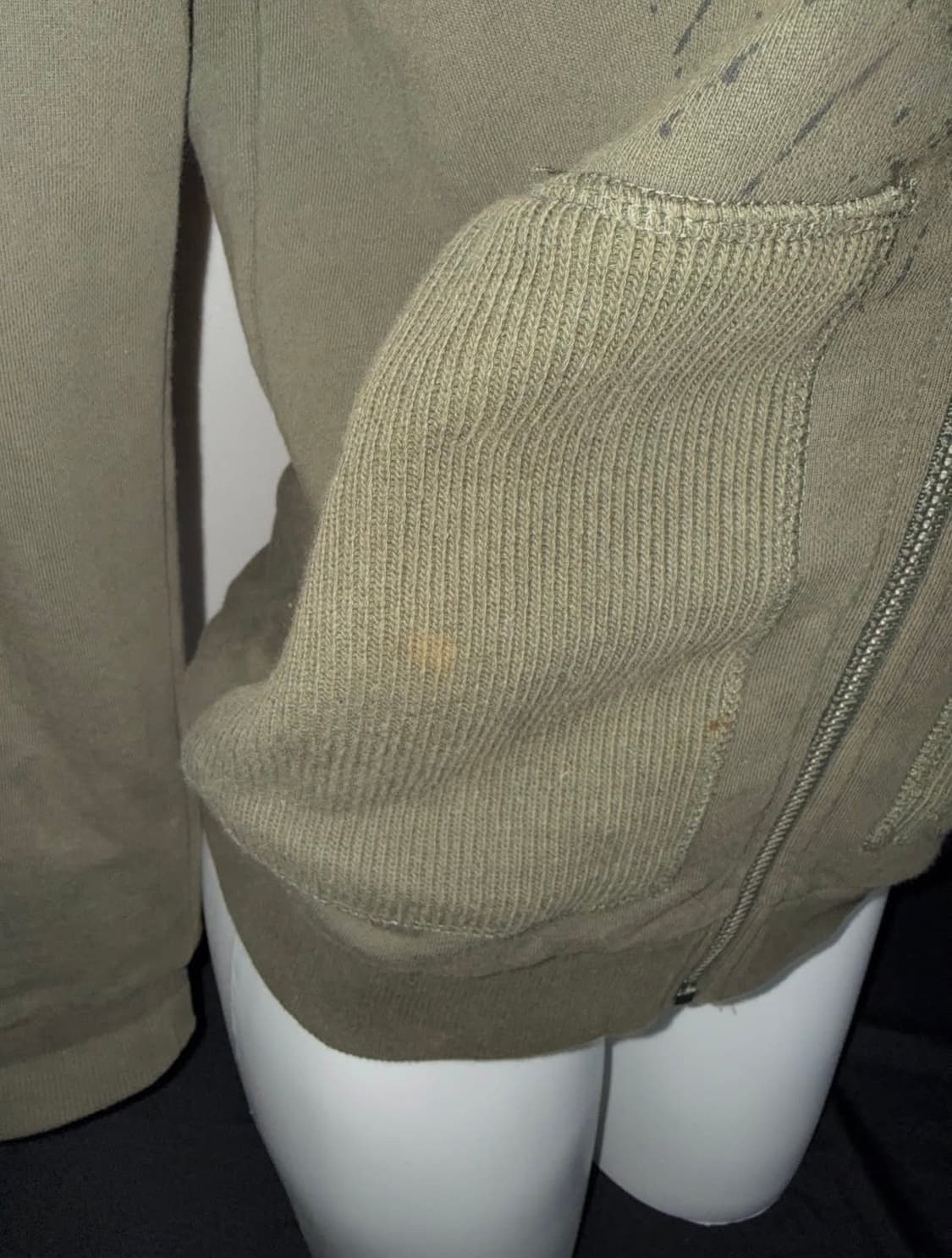 버카루 Y2K 카키 후드집업 상품이미지3