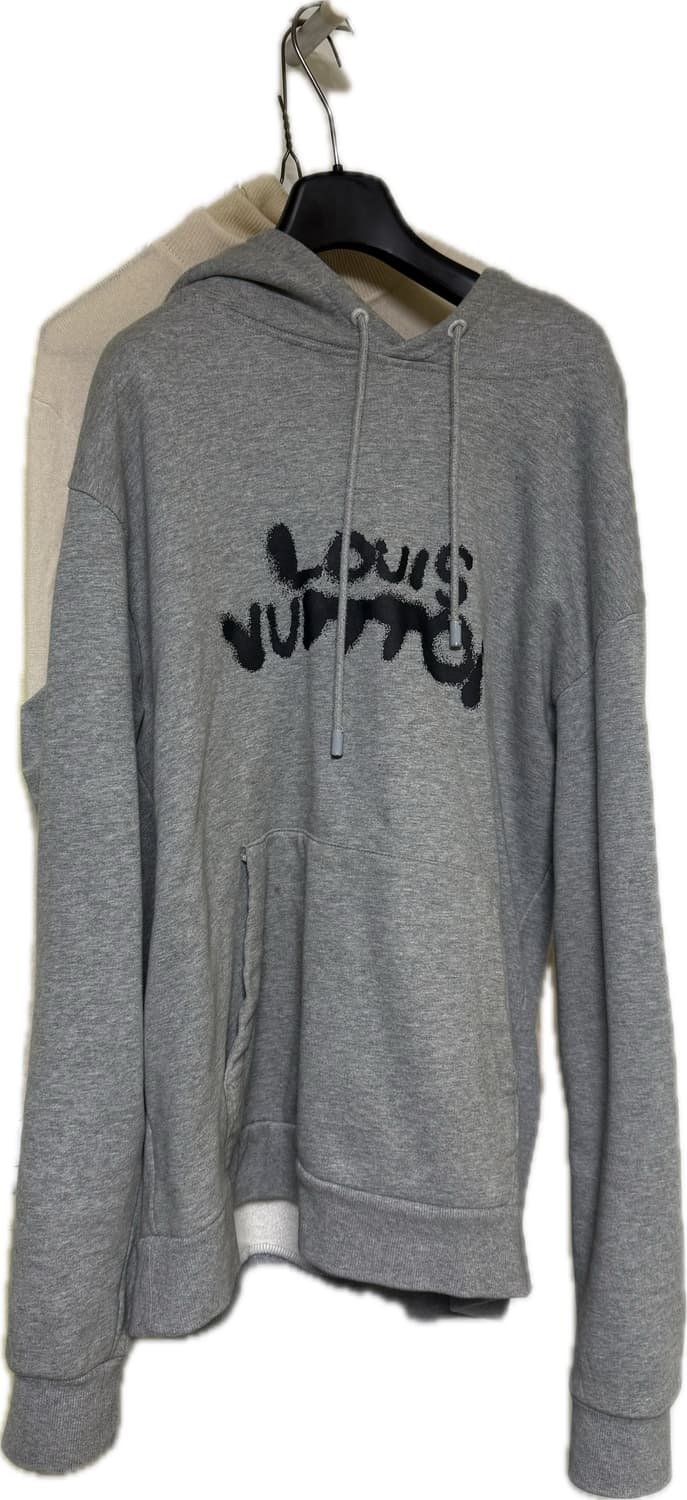 루이비통 네온 워킹 맨 후드티 그레이 상품이미지1