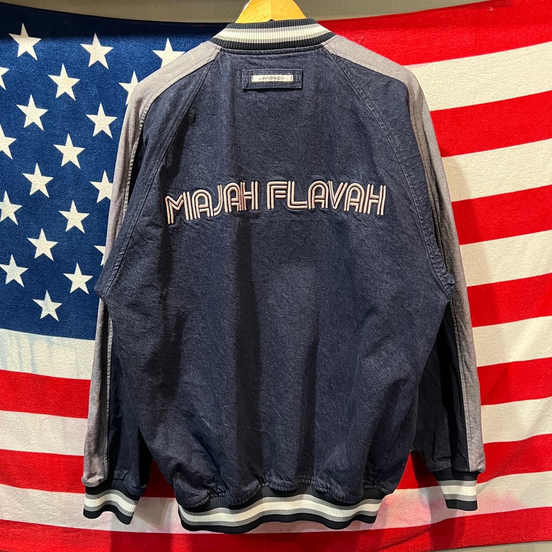 마자플라바 올드스쿨 데님 스타디움 자켓 상품이미지2