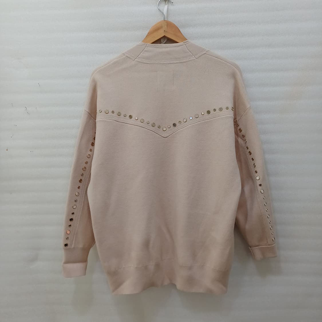 산드로 스터드 니트 가디건 여성 루즈핏 2 M L 거의새것 사랑봉봉 상품이미지3