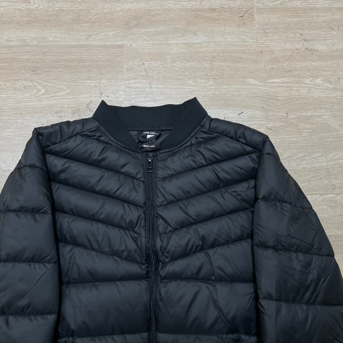 세인트루크 골프웨어 보머 경량패딩 점퍼 [블랙] L/100 상품이미지2