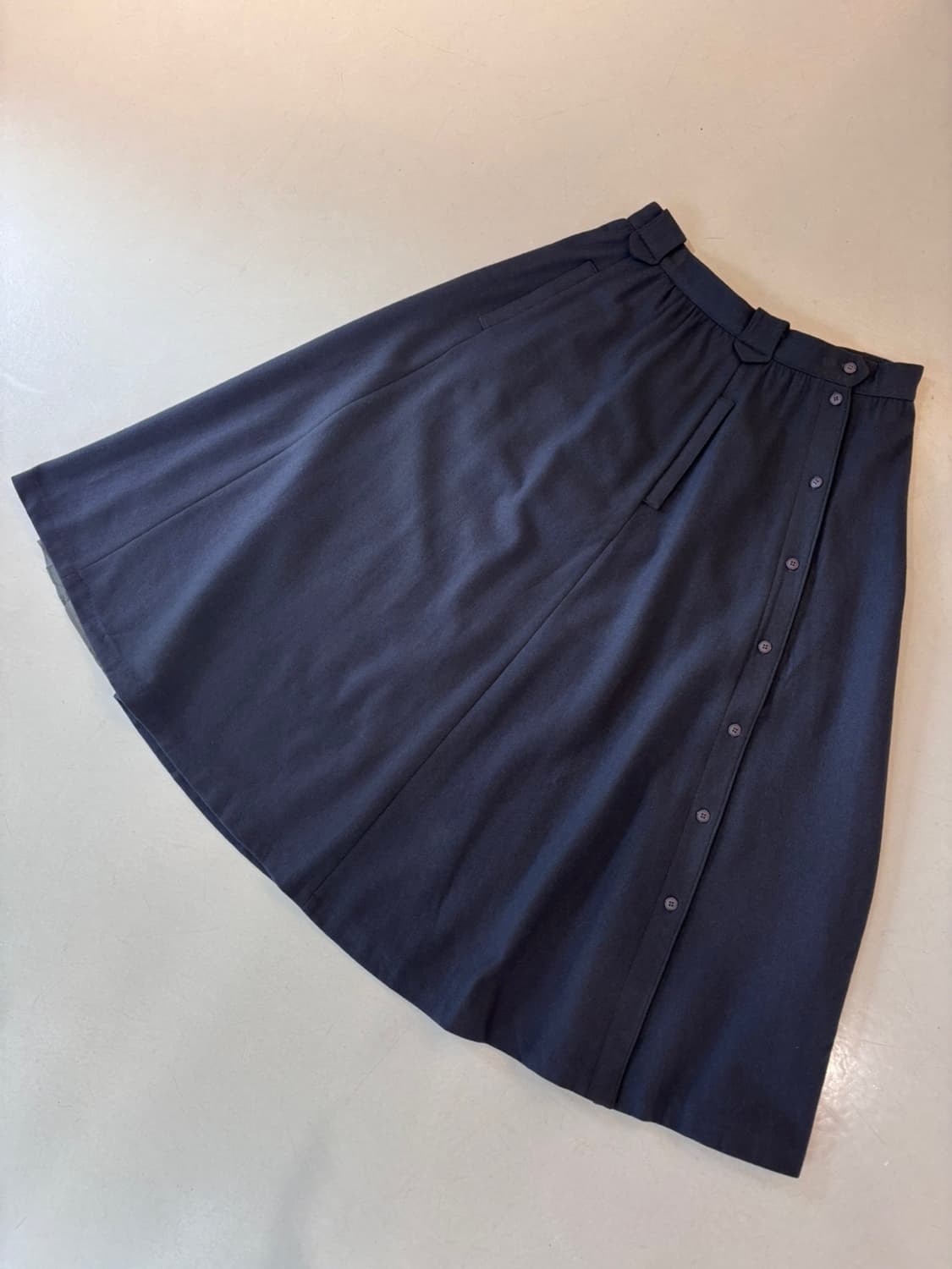 Vintage Plit Wool Skirt 상품이미지3