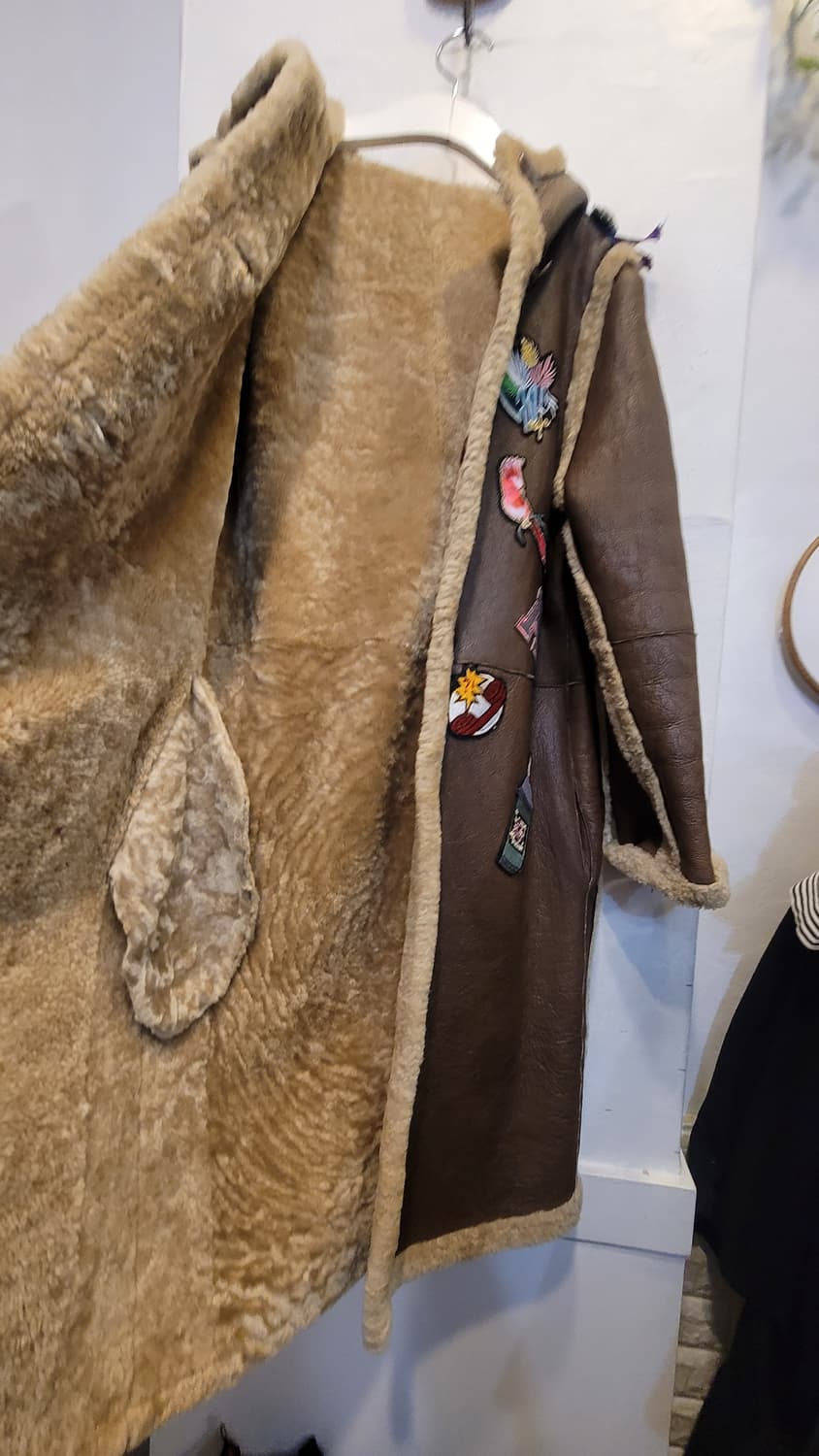 시어링 양가죽 양털 리얼 후드 롱 무스탕 상품이미지7