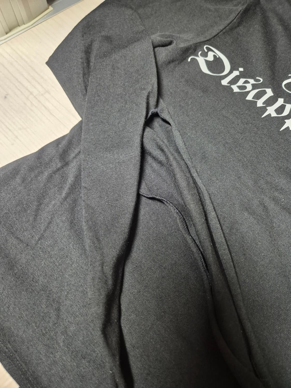 스컬프터 소매 포인트 슬리브 티셔츠 XS 무신사 상품이미지4