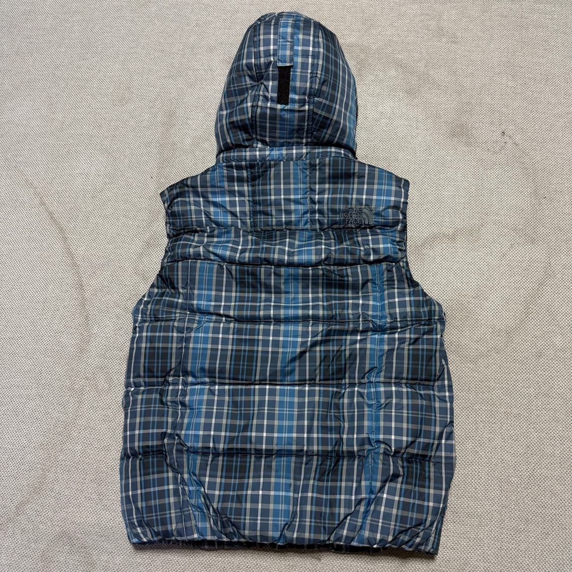 노스페이스 700 체크 패딩조끼 상품이미지9