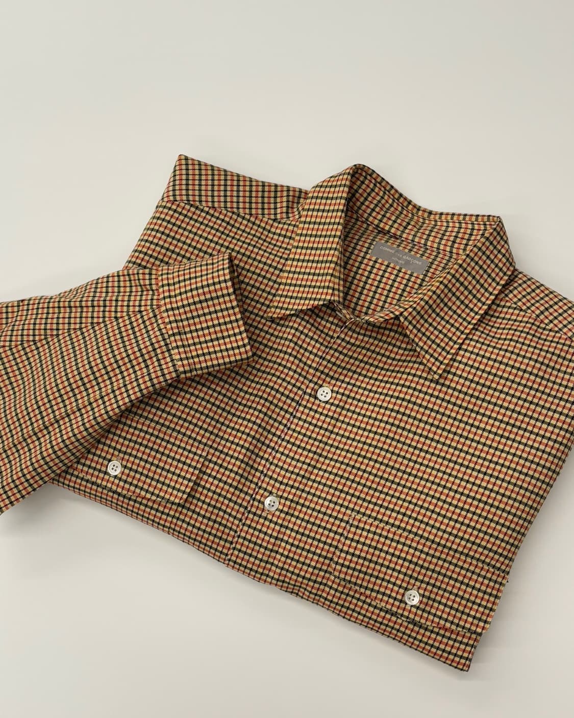 Comme des Garcons Homme 꼼데가르송옴므 체크 울 셔츠 상품이미지2