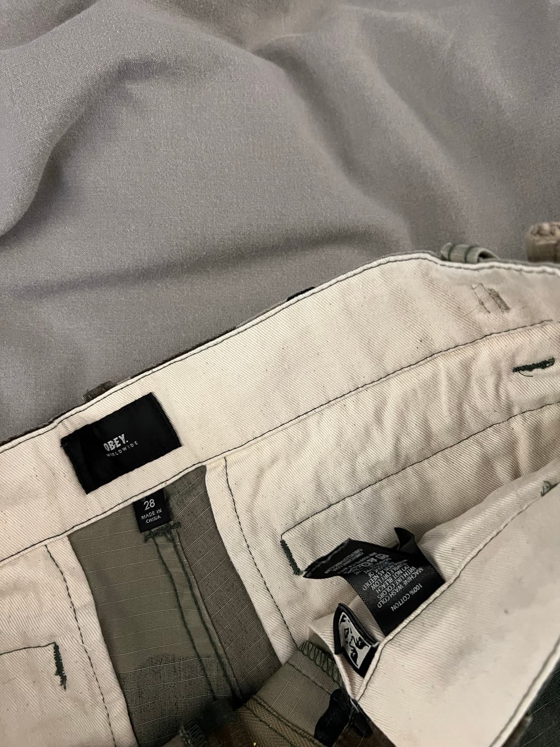 오베이 obey 카모 카고바지 28 상품이미지4