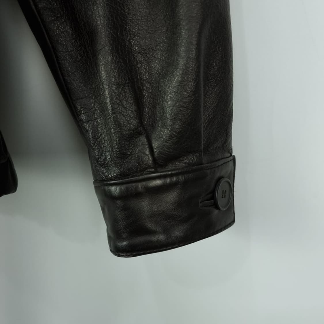 [제인 반스] 90'S 빈티지 리얼 쉽스킨 레더 봄버 자켓 P01572 상품이미지6