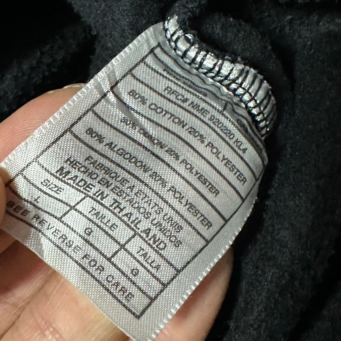 나이키 올드스쿨 90s 스우시 블랙 후드 L 상품이미지5