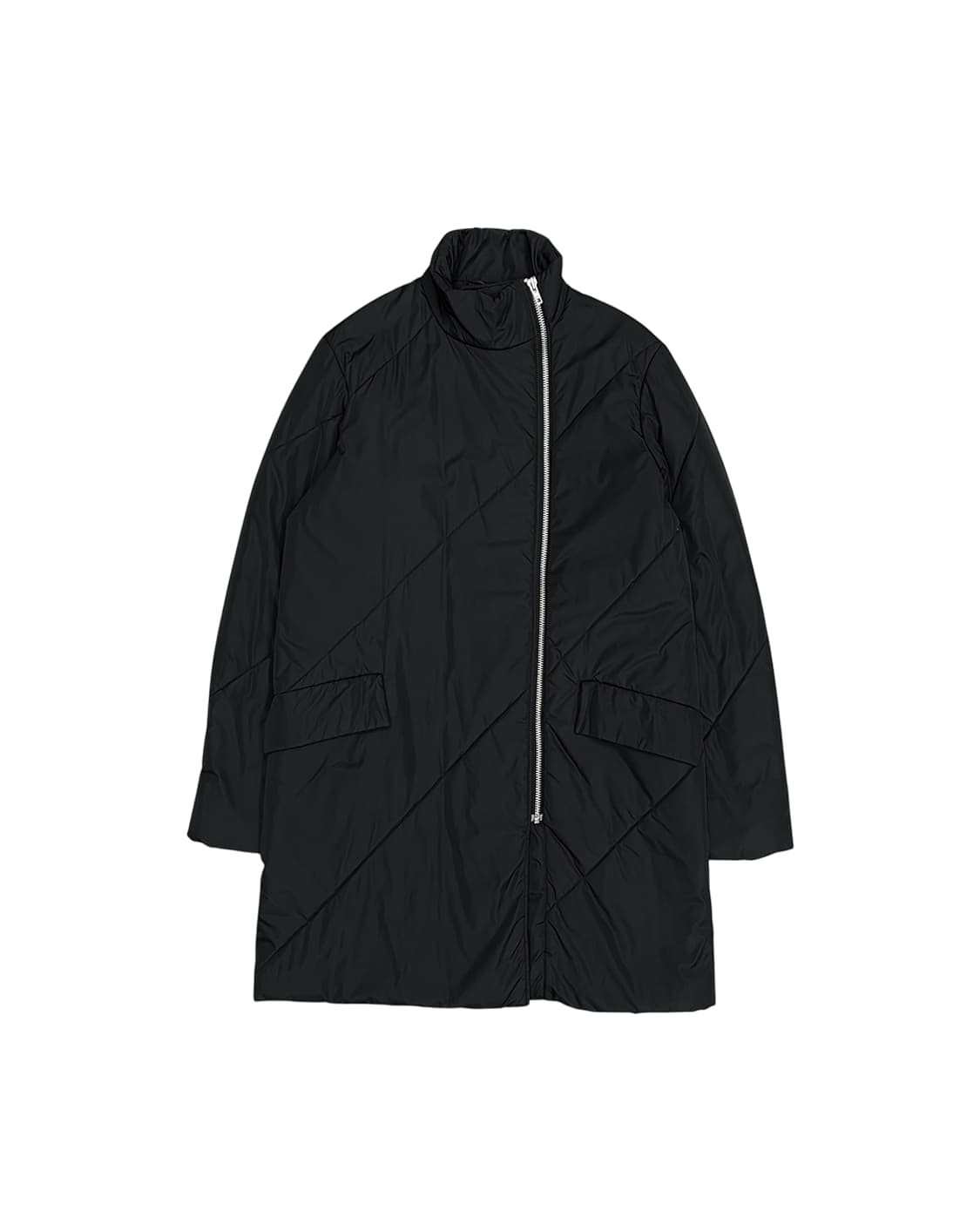 질 샌더 바이어스 라인 패디드 코트 상품이미지4