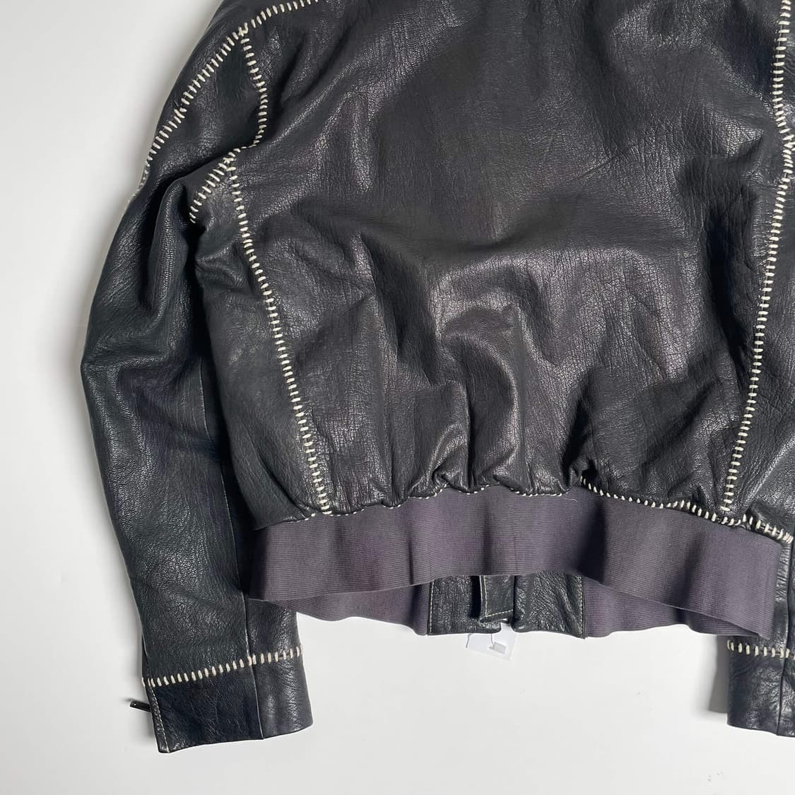 Emporio armani 소가죽 야구공 스티치 자켓 상품이미지8