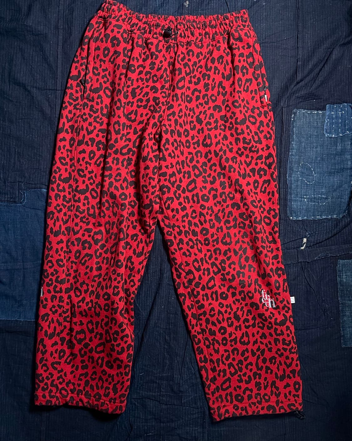 패치선데이 트랙 팬츠 레드 XL 상품이미지1