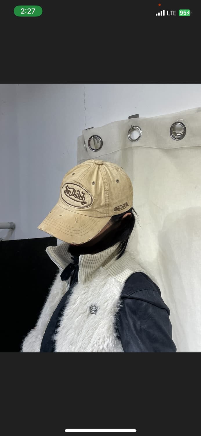 본더치 y2k 볼캡 모자 상품이미지2