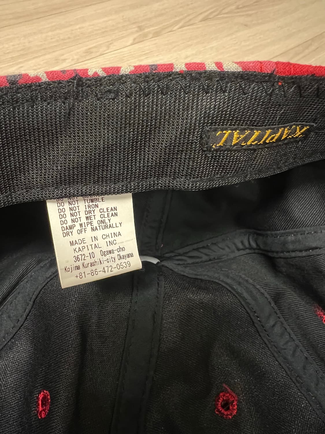 캐피탈 / 반다나 베이스볼캡 / F 상품이미지5