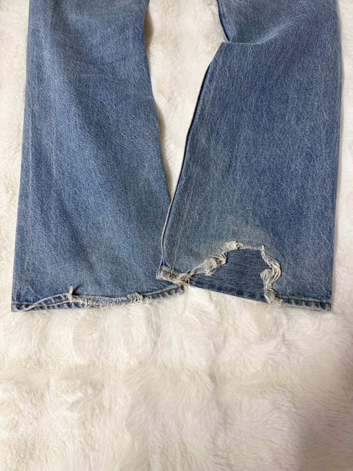 [32] 80s 빈티지 리바이스 오렌지탭 517 연청 상품이미지4