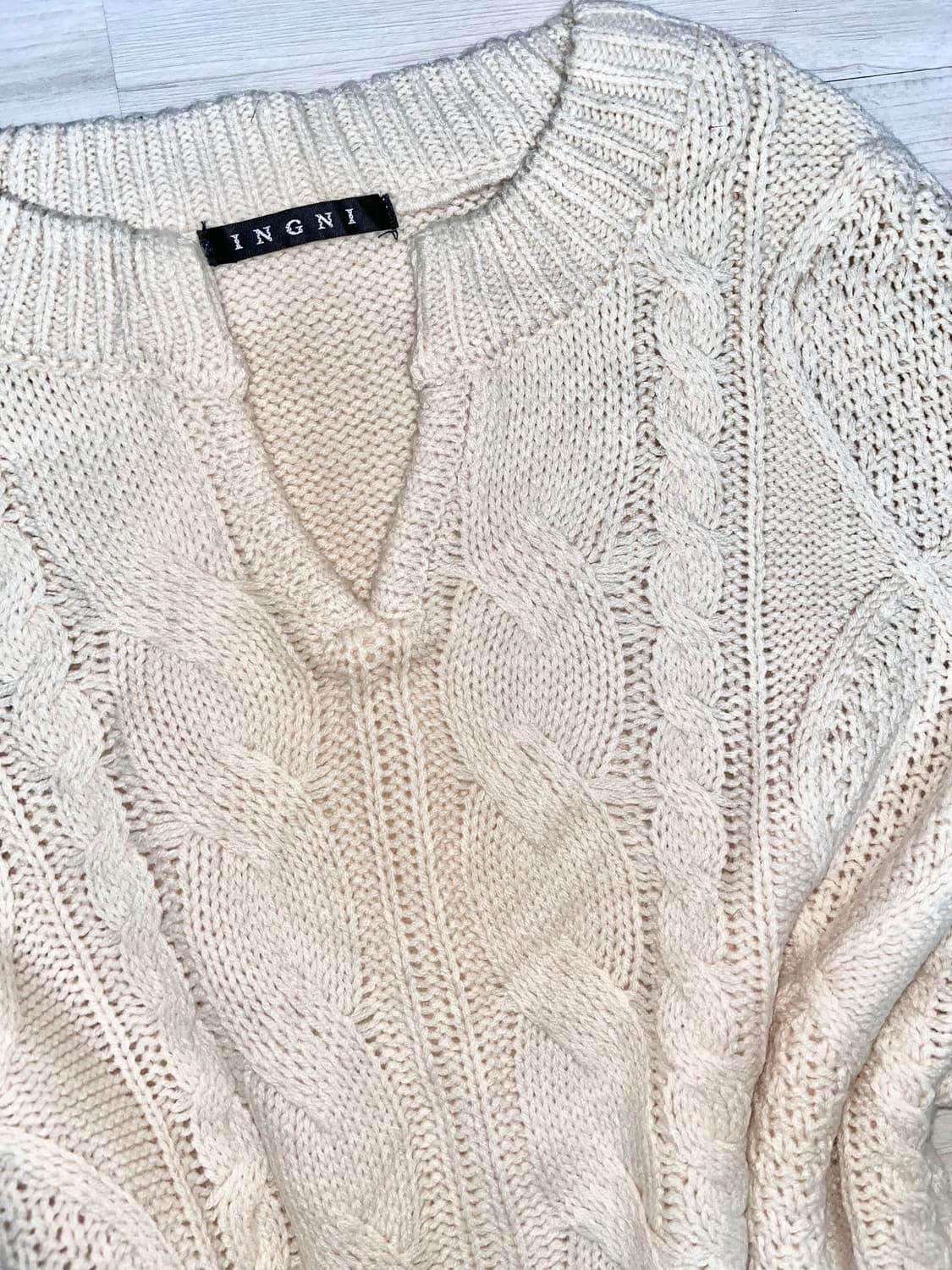 잉그니 베이지 모리 페어리 니트 라떼갸루 히메갸루 오네갸루 로걀 상품이미지2