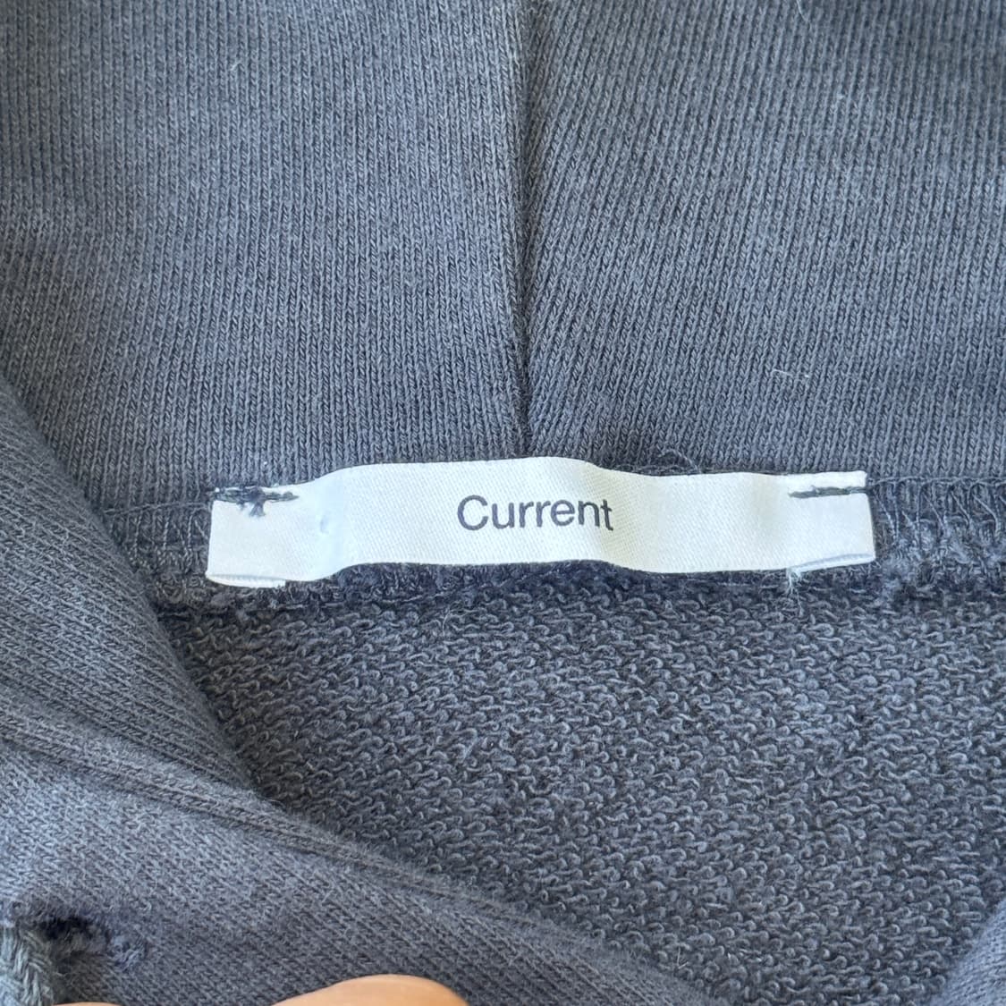 커렌트 차콜블루 후드 L 상품이미지5