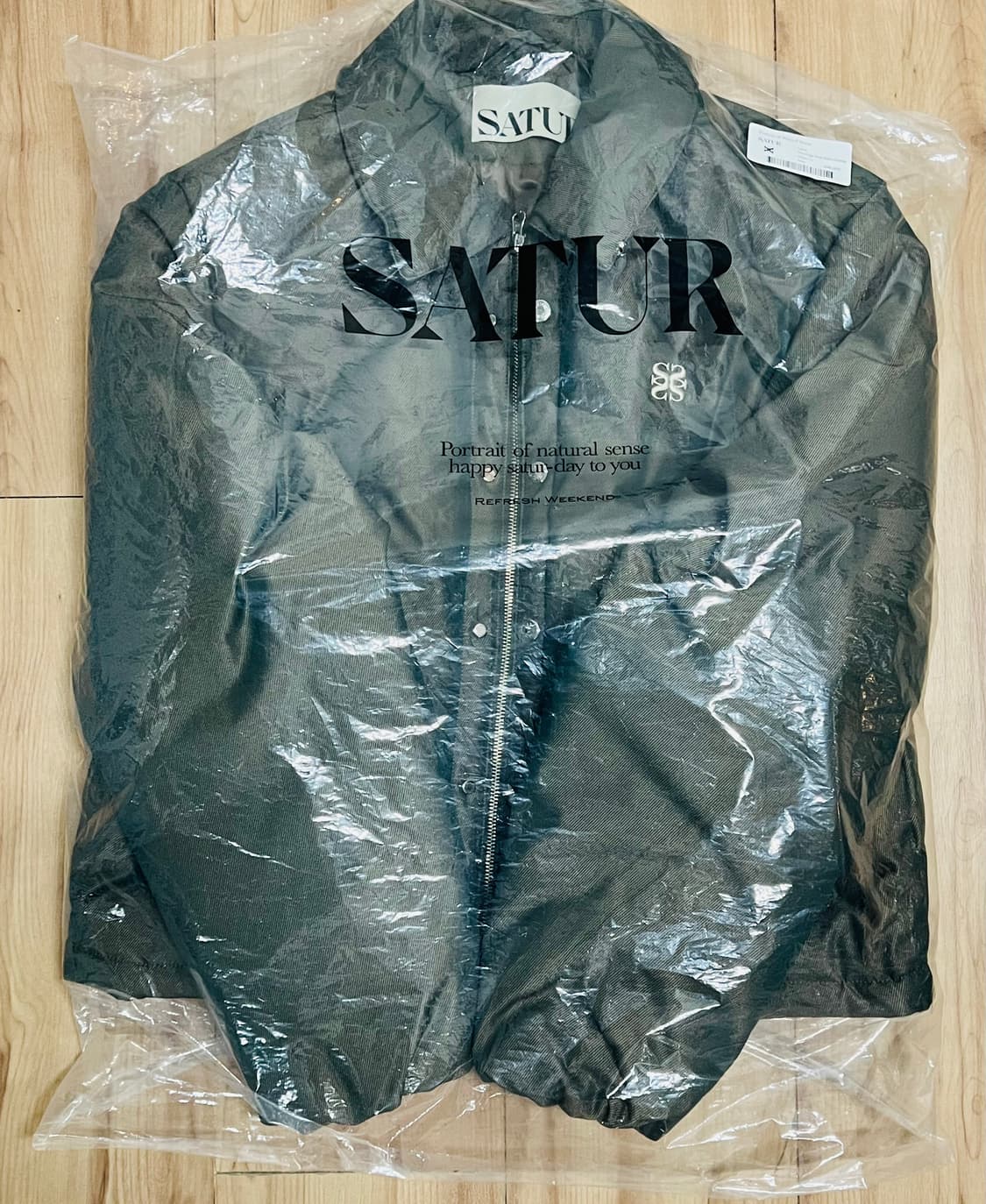 (새제품) SATUR 세터 레체 투톤 덕다운 패딩 그린브라운 / L 상품이미지10