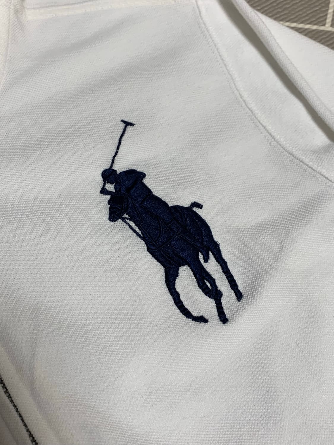 폴로 빅포니 후드집업 화이트 상품이미지3