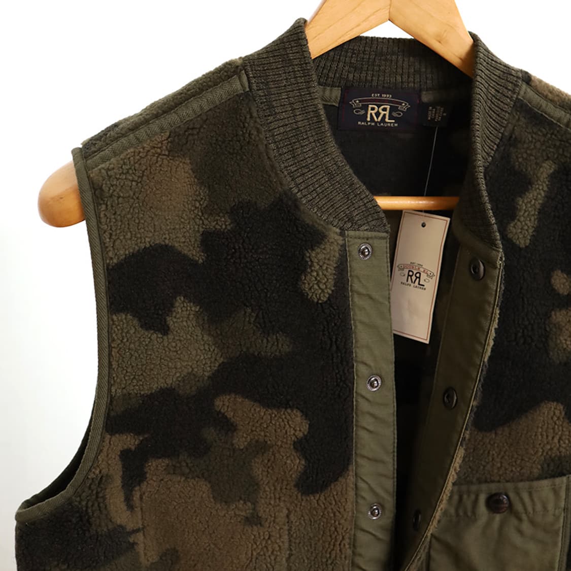 RRL 더블알엘 카모플라쥬 플리스 베스트 M 상품이미지4
