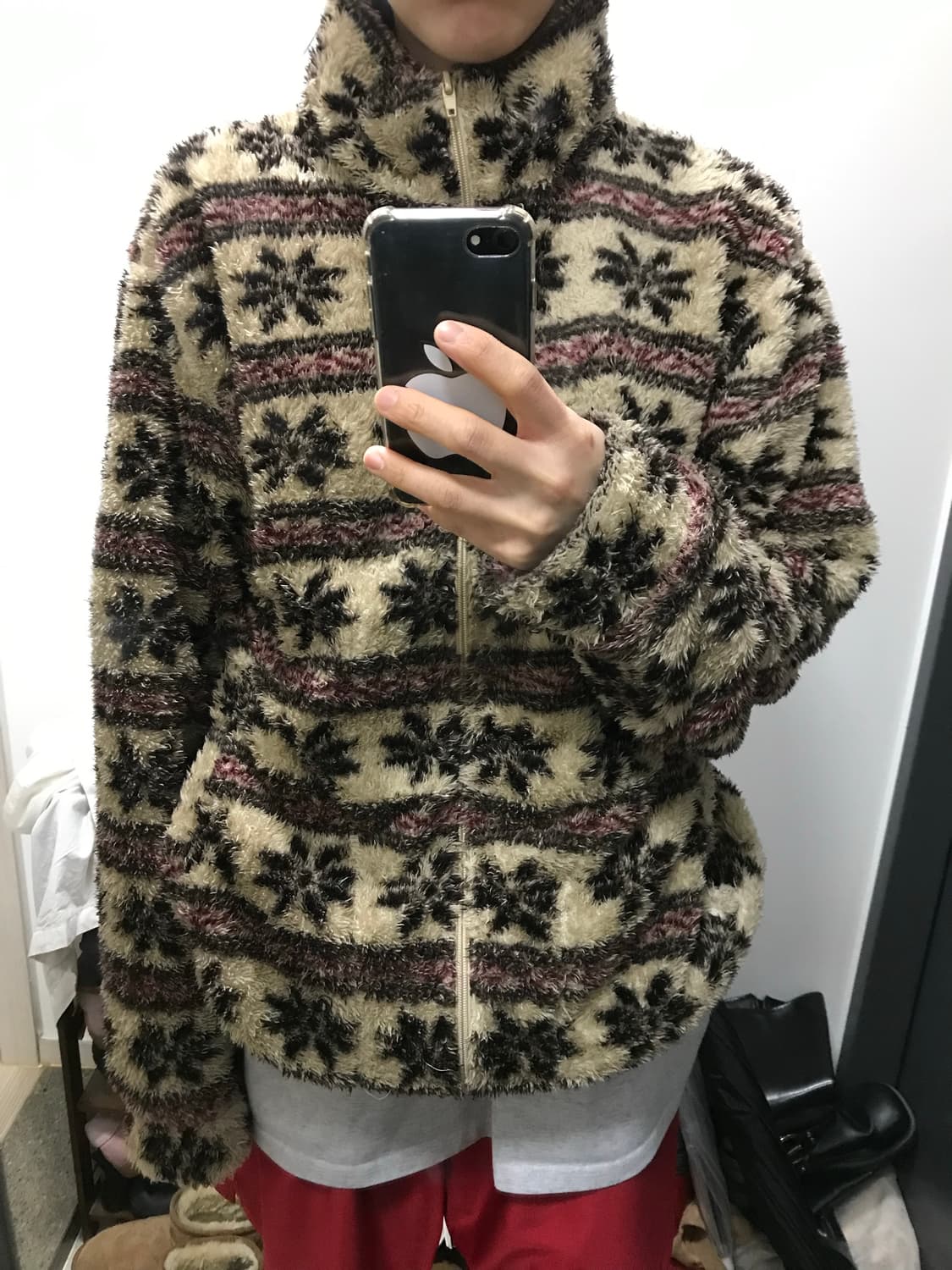 컨버스 노르딕 보아털 플리스집업 상품이미지1