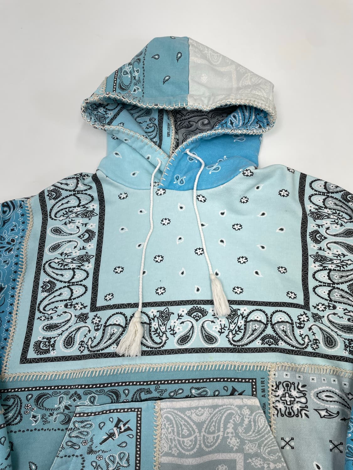 VTG PAISLEY BANDANA PATCHWORK HOODIE 상품이미지4
