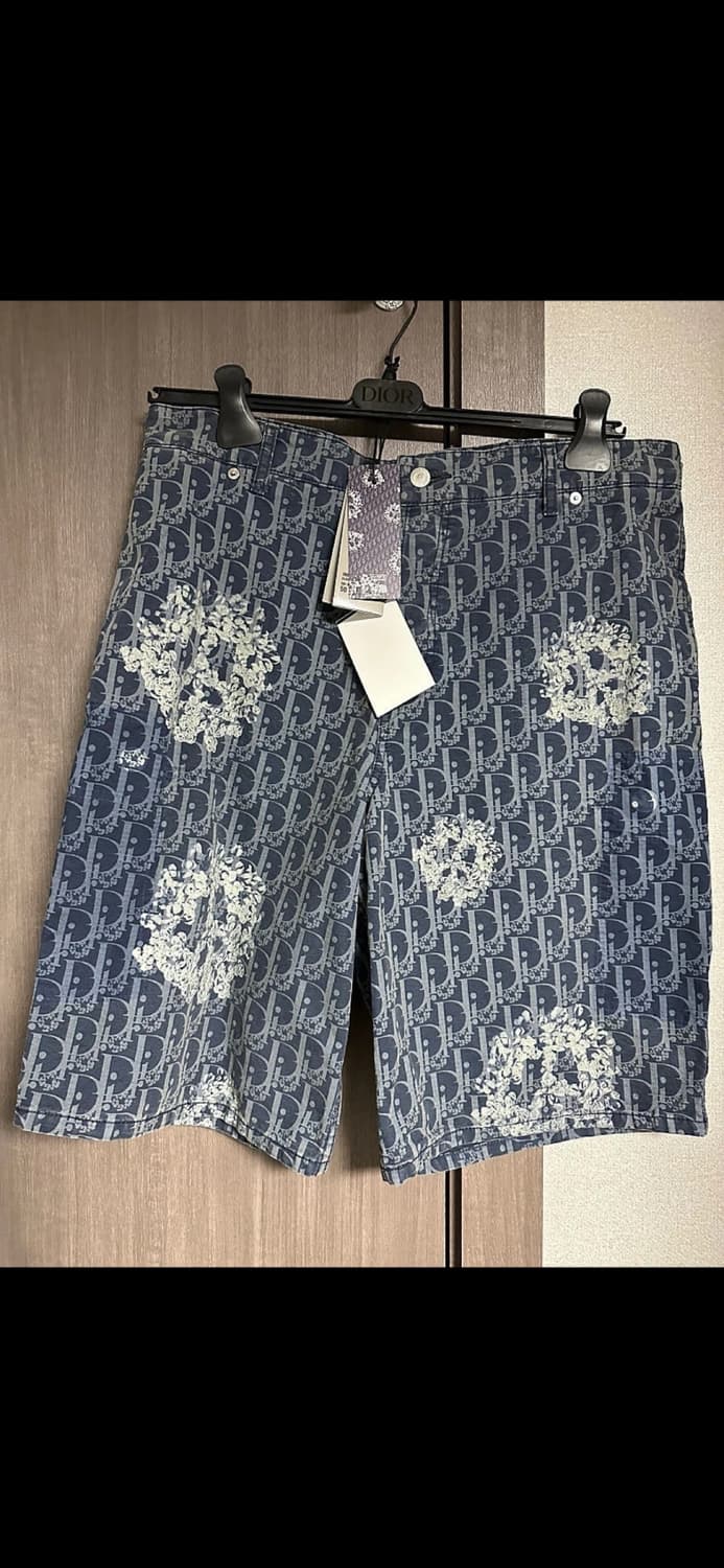 디올 데님 티어스 오블리크 데님 셋업 50사이즈 새상품 상품이미지4