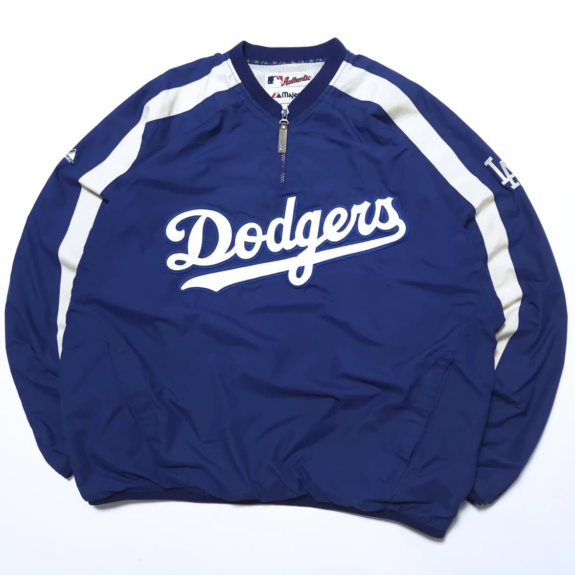 마제스틱 어센틱 LA다저스 아노락 반집업 바람막이 자켓 상품이미지1