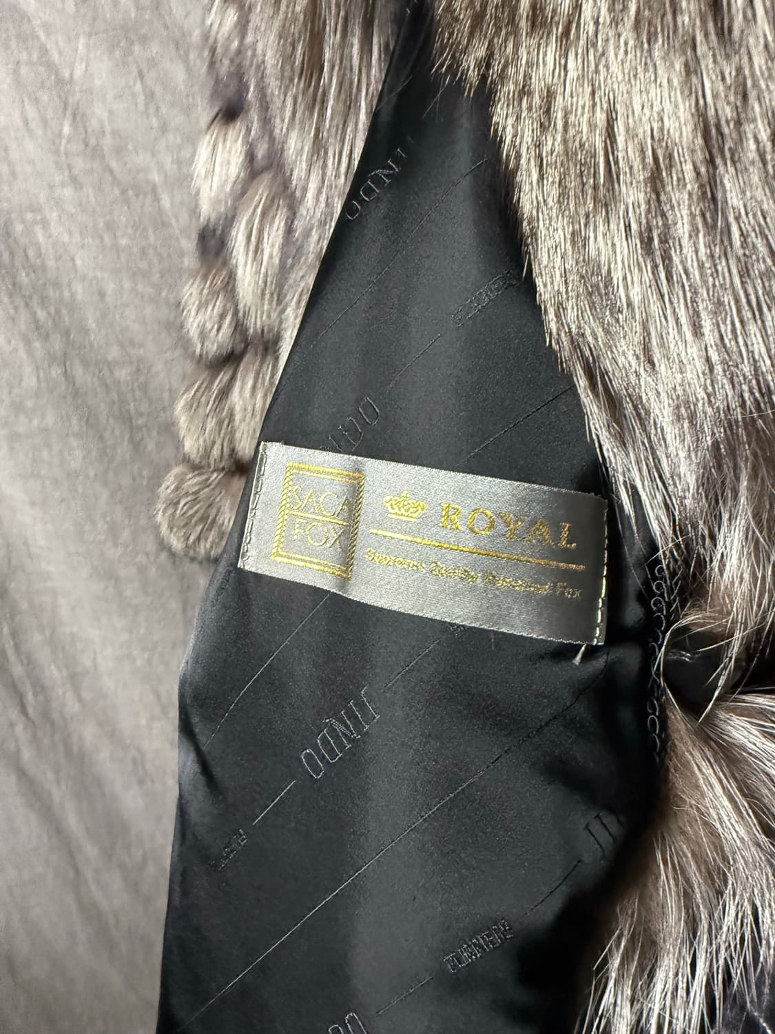 사가폭스 퍼 코트 상품이미지7