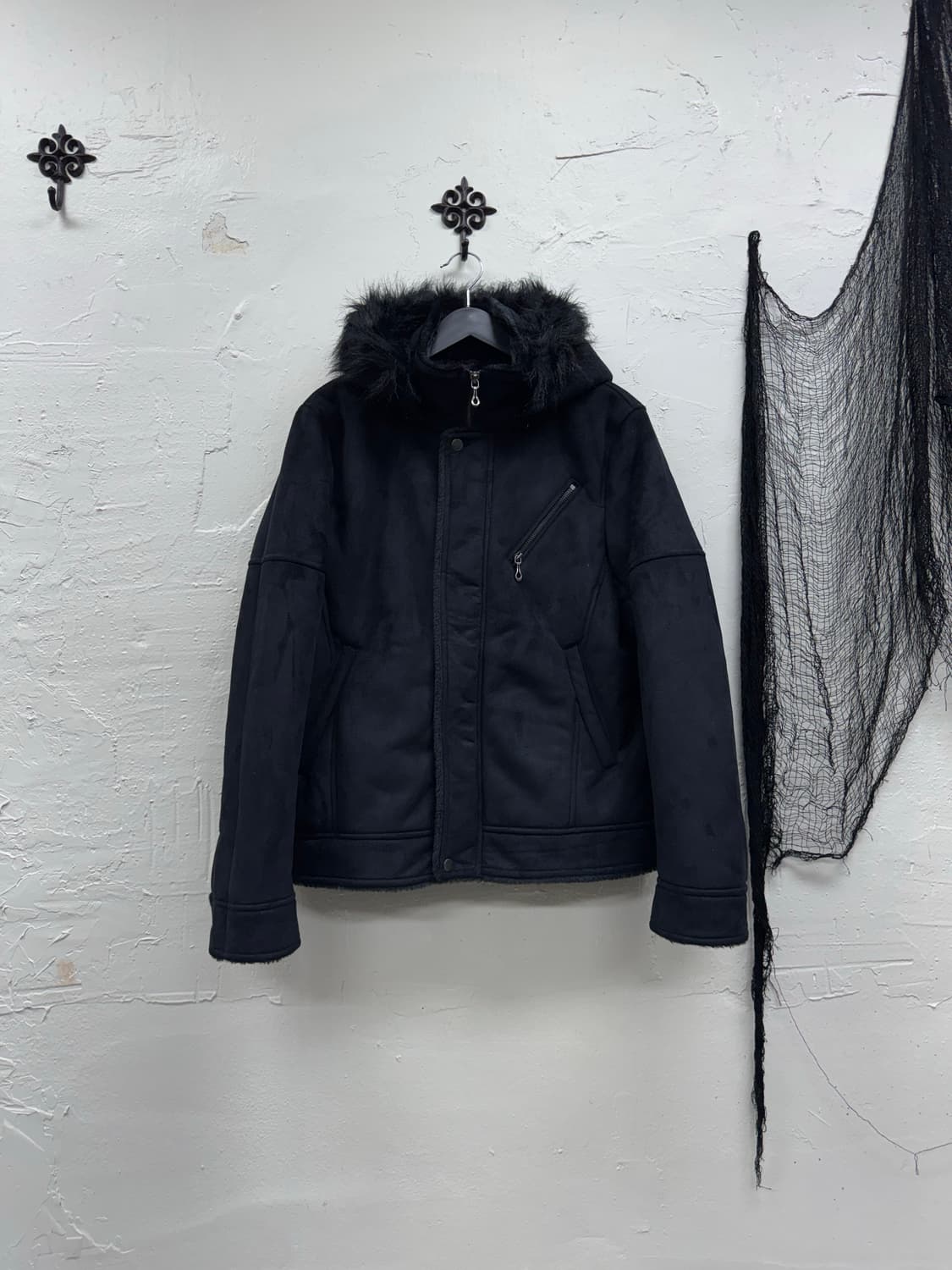 Taka q trimming fur mouton jacket 상품이미지2